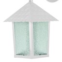 Ver imagem 3 de Kit 4 Arandela Colonial Quadrada Vidro Pontilhado E27 Bivolt Branco