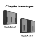 Ver imagem 5 de Guarda Roupa Casal Athos Ripado 6 Portas Mdf Cinamomo