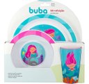 Ver imagem 1 de Kit Alimentação Bebe Prato Bowl Copo Introdução Alimentar Buba