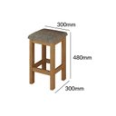 Ver imagem 5 de Conjunto Mesa Dobrável com 4 Bancos para Sala de Jantar Marrom/Inovata/Café