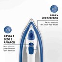 Ver imagem 5 de Ferro a Vapor Fvn01bl 1200w Branco e Azul Mondial 220v