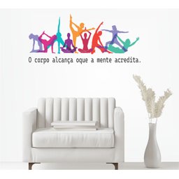 Adesivo de Parede Studio Pilates O corpo Alcança - 1