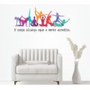 Ver imagem 1 de Adesivo de Parede Studio Pilates O corpo Alcança
