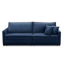 Ver imagem 5 de Sofá sem Caixa Retrátil Reclinável 2,30m Cancún Veludo Azul Mirra Decor