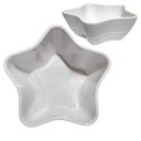 Ver imagem 1 de Kit 4 Tigelas Bowl Melamina Estrela Branca 600Ml
