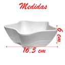 Ver imagem 2 de Kit 4 Tigelas Bowl Melamina Estrela Branca 600Ml
