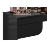Escrivaninha Penteadeira Luna Preto Fosco Liso Möbler 3003027699 - 5