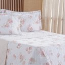 Ver imagem 3 de Jogo de Cama Casal 3 Pçs 200 Fios 100% Algodão 140x190x30cm Classique
