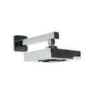 Ver imagem 2 de Ducha Abs Quadrada Autolimpante 13 Cm C/ Tubo D Parede 20 Cm