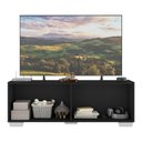 Ver imagem 4 de Rack Tv até 50 Polegadas com Espelhos 4 Portas Multimóveis Mp1083 Preto/branco