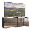 Ver imagem 1 de Rack Tv até 50 Polegadas com Espelhos 4 Portas Multimóveis Mp1083 Preto/branco