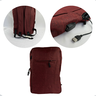 Mochila Executiva Básica Slim Notebook Moderna com Usb Vermelho Escuro - 4