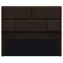 Ver imagem 6 de Cabeceira Queen Brick P02 160 cm Para Cama Box Marrom