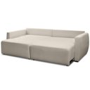 Ver imagem 4 de Sofá 3 Lugares Retrátil Reclinável para Sala de Estar 250cm Siloé K01 Veludo Bege - Lyam Decor