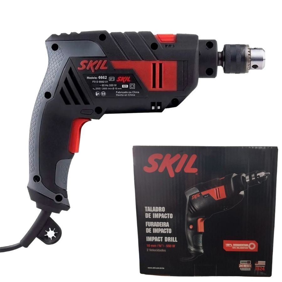 Furadeira Impacto Skil 6662 - 550w~220v - 5