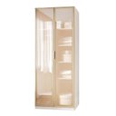 Ver imagem 2 de Guarda-Roupa Planejado 2 Portas Reflecta com Prateleiras Jade CabeCasa MadeiraOriginals Branco