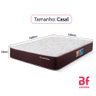 Colchão Casal Ortopédico D28 Molas Ensacadas a Vácuo 138x188cm Bf Colchões - 4