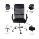 Ver imagem 3 de Kit 15 Cadeiras Escritório Nagano Tela Mesh Giratória Preto