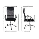 Ver mais imagens de Kit 15 Cadeiras Escritório Nagano Tela Mesh Giratória Preto