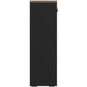 Ver imagem 7 de Armário para Escritório 160cm 02 Portas com Chave Unik A02 Nogal Preto - Lyam Decor