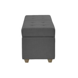 Recamier Bau Madri 1,20m Suede Cinza - Inova Decor Inova Decorações - 4