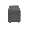 Recamier Bau Madri 1,20m Suede Cinza - Inova Decor Inova Decorações - 4