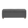 Recamier Bau Madri 1,20m Suede Cinza - Inova Decor Inova Decorações - 2
