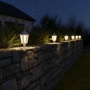 Ver imagem 4 de Kit 12 Luminárias de Chão 31cm Externa Decorativa Balizador de Jardim Lente Fosca Branco Dital