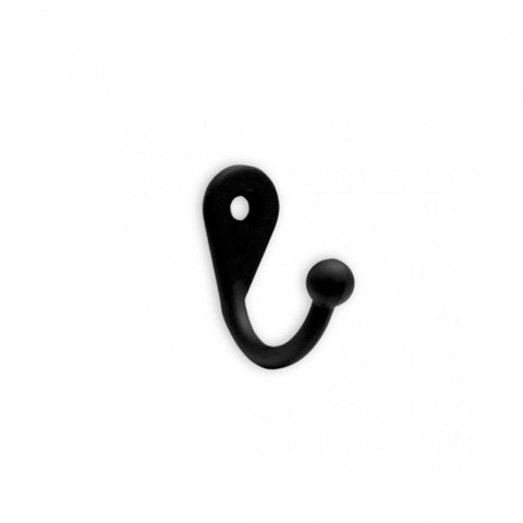 Cabide Gancho Simples Pequeno Preto Ref. 6100 - Loth