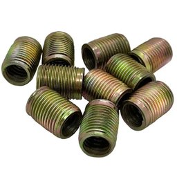 Rosca Postiça Bucha Roscada - M8x1,25 - M12x1,5 - 10 Pçs - 1