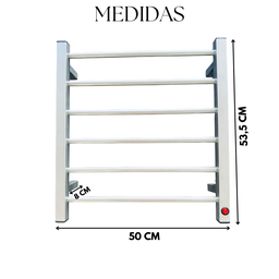 Toalheiro Térmico Concept Branco 220v - Fio Lado Direito - 6
