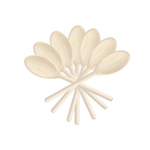Kit Colheres de Madeira Eucalipto 24 cm - Stolf
