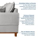 Ver imagem 7 de Sofá 3 Lugares 200cm Ananda CabeCasa MadeiraOriginals