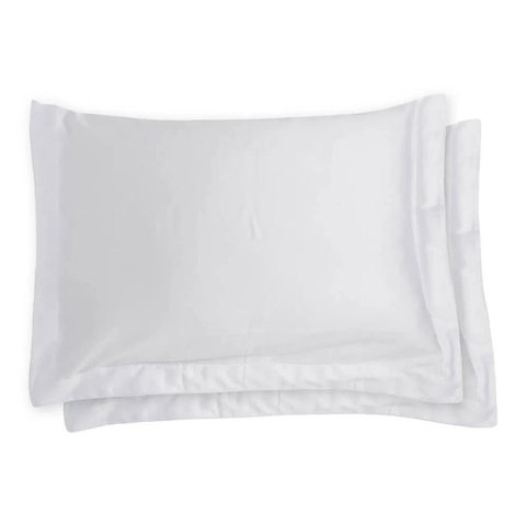 Kit com 2 Fronhas 300 Fios Satinee - Kacyumara Branco