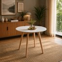 Ver imagem 7 de Conjunto Mesa Freijó 90cm & 4 Cadeiras Lithi Design Sofisticado