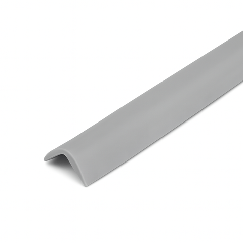 Cantoneira de PVC Cinza Claro 1,5 Centímetro X 1,5 Centímetro X 3 Metros - 1172 - Talentos