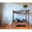 Ver mais imagens de Carrinho Chá/Bar Industrial Steel Quadra Marrom/Artesano