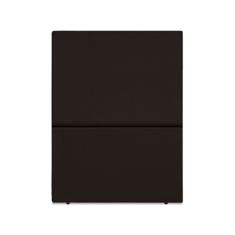 Cabeceira Estofada Solteiro Luna 90cm Suede Marrom