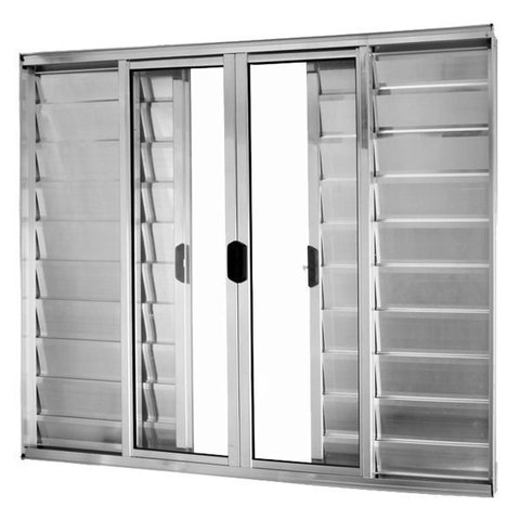 Jlt Veneziana 6 Folhas sem Grade Vidro Liso Brilhante - Economica - 100x150 (0388)