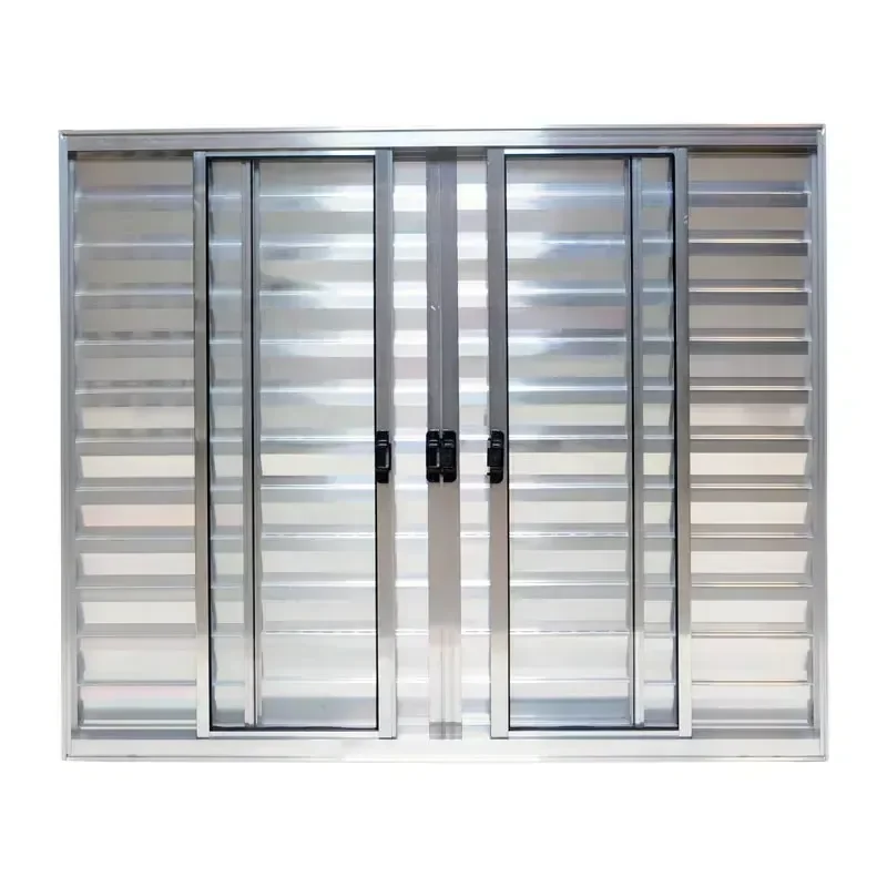 Ver imagem 3 de Jlt Veneziana 6 Folhas sem Grade Vidro Liso Brilhante - Economica - 100x150 (0388)