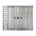 Ver imagem 5 de Jlt Veneziana 6 Folhas sem Grade Vidro Liso Brilhante - Economica - 100x150 (0388)