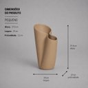 Ver imagem 3 de Vaso Anturios Pequeno Decorativo de Cerâmica para Sala e Mesa Dunas