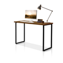 Ver imagem 4 de Escrivaninha Mesa Moderna 90cm Industrial Gamer Pc MDF:Imbuia