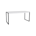 Ver imagem 2 de Mesa Gamer Diretor Pés de Ferro Computador Setup Gamer 150x60cm - JM3 Móveis:Branco/Preto
