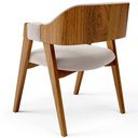 Ver imagem 7 de Kit 04 Cadeiras para Sala de Jantar e Estar Living Estofada Suran L02 Bouclê Creme - Lyam Lyam Decor