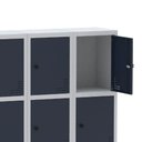 Ver imagem 6 de Roupeiro Aço Linha Light 20 Portas - GR304-20 Cinza-Azul Delrei