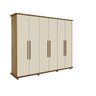 guarda roupa casal com 6 porta 8 pes de madeira com 275CM / 65CM profundidade - 2