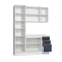 Ver imagem 5 de Armário de Cozinha Compacta 100% Mdf 170cm Branco/azul Profundo Celeste Kappesberg