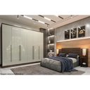 Ver imagem 2 de Guarda Roupa Casal Sevilla C/ 6 Portas e 8 Gavetas Branco/neve - Tcil Móveis