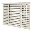 Ver imagem 1 de Persiana Horizontal - 1,90m Larg X 1,20m Alt - Alumínio 50mm com Fita Decorativa - Cor: Bege Claro -
